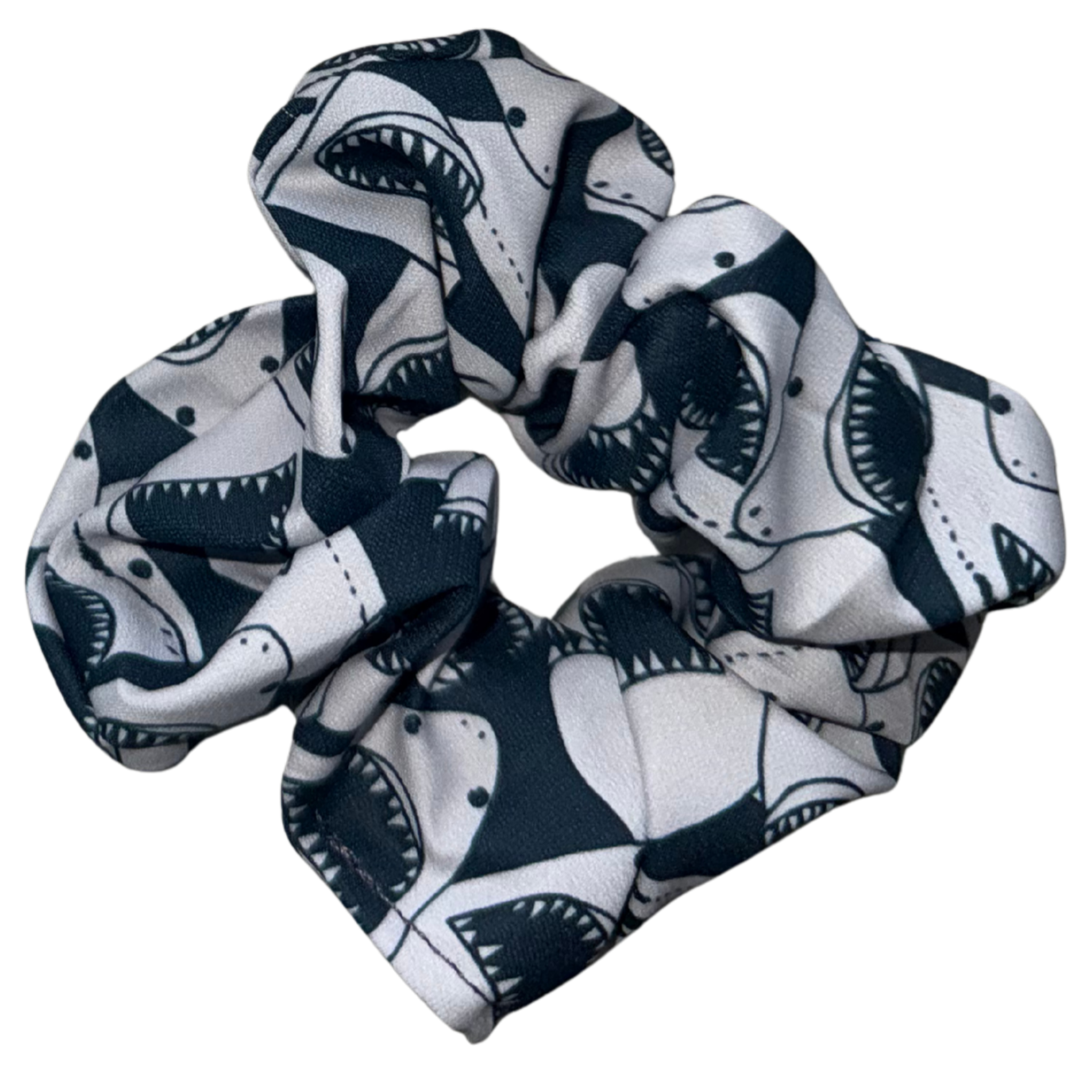 Shark Patterned Scrunchies
