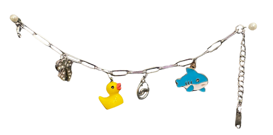 Shark Love Charm Bracelet