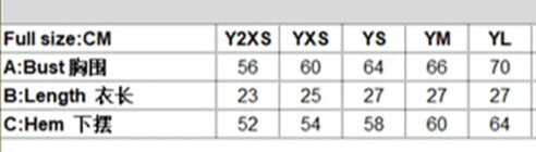 Youth Cheer Sport Crystal Wave Crop