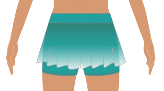 Youth CS Mesh Flouncy Skirt