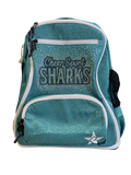 Aqua Sharks Script Dream Bag- Full Size