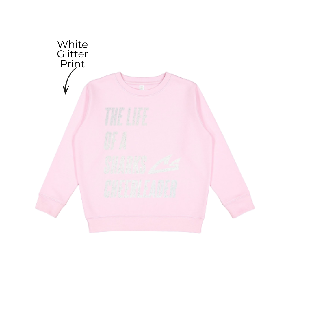 Adult The Life of a SHARKS Cheerleader Crew Neck