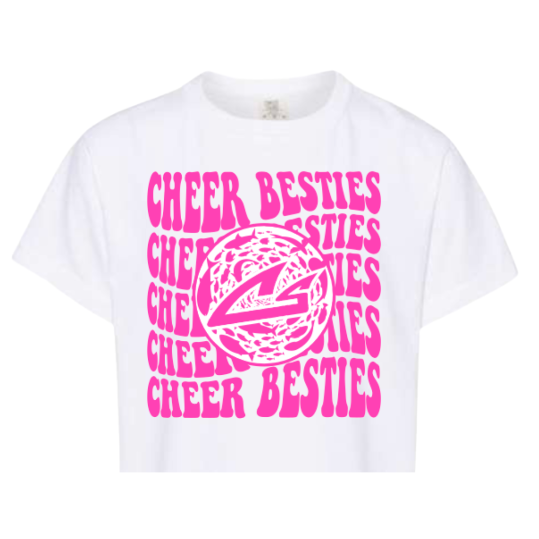Youth Cheer Besties Tee