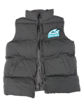 Adult Sharks Puffer Vest Oversized