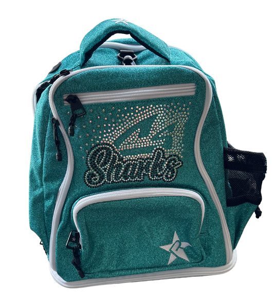 BABY Aqua Sharks Script Dream Bag