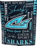 SHARKS Plush Blanket