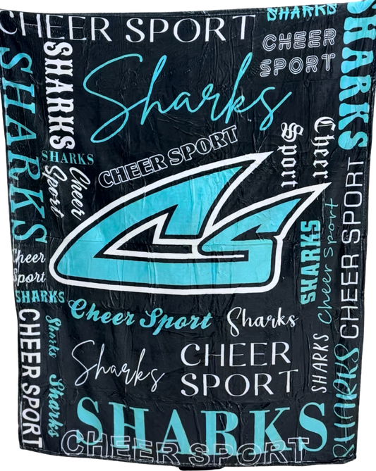 SHARKS Plush Blanket