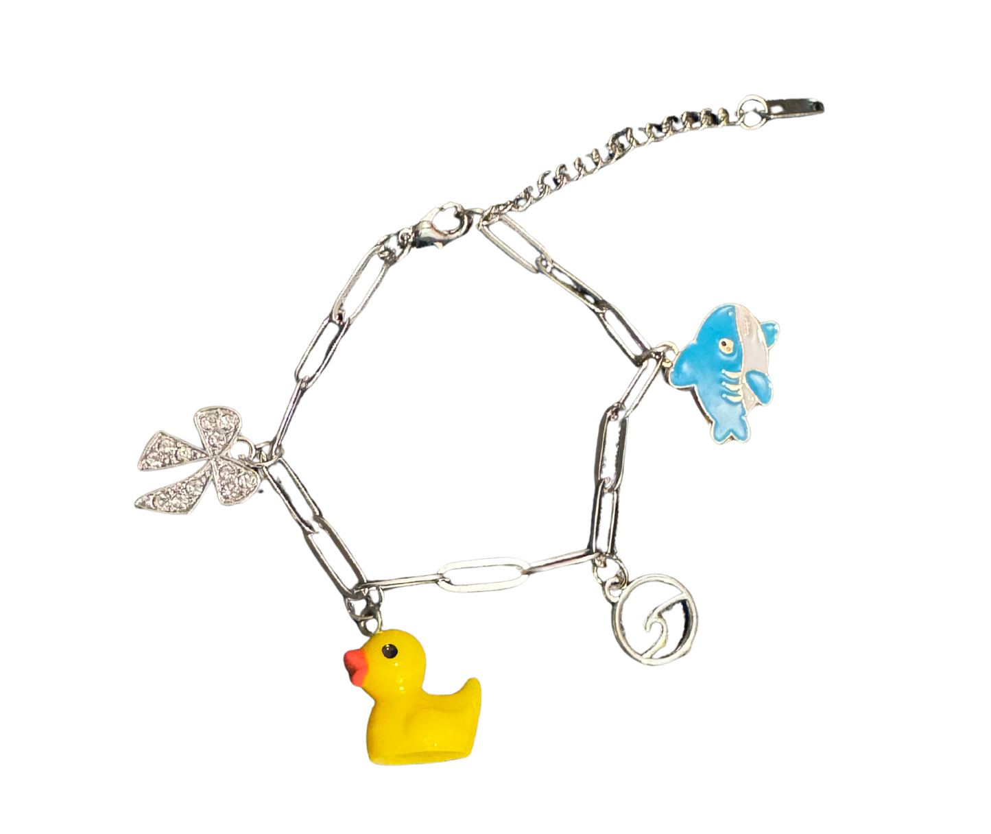 Shark Love Charm Bracelet