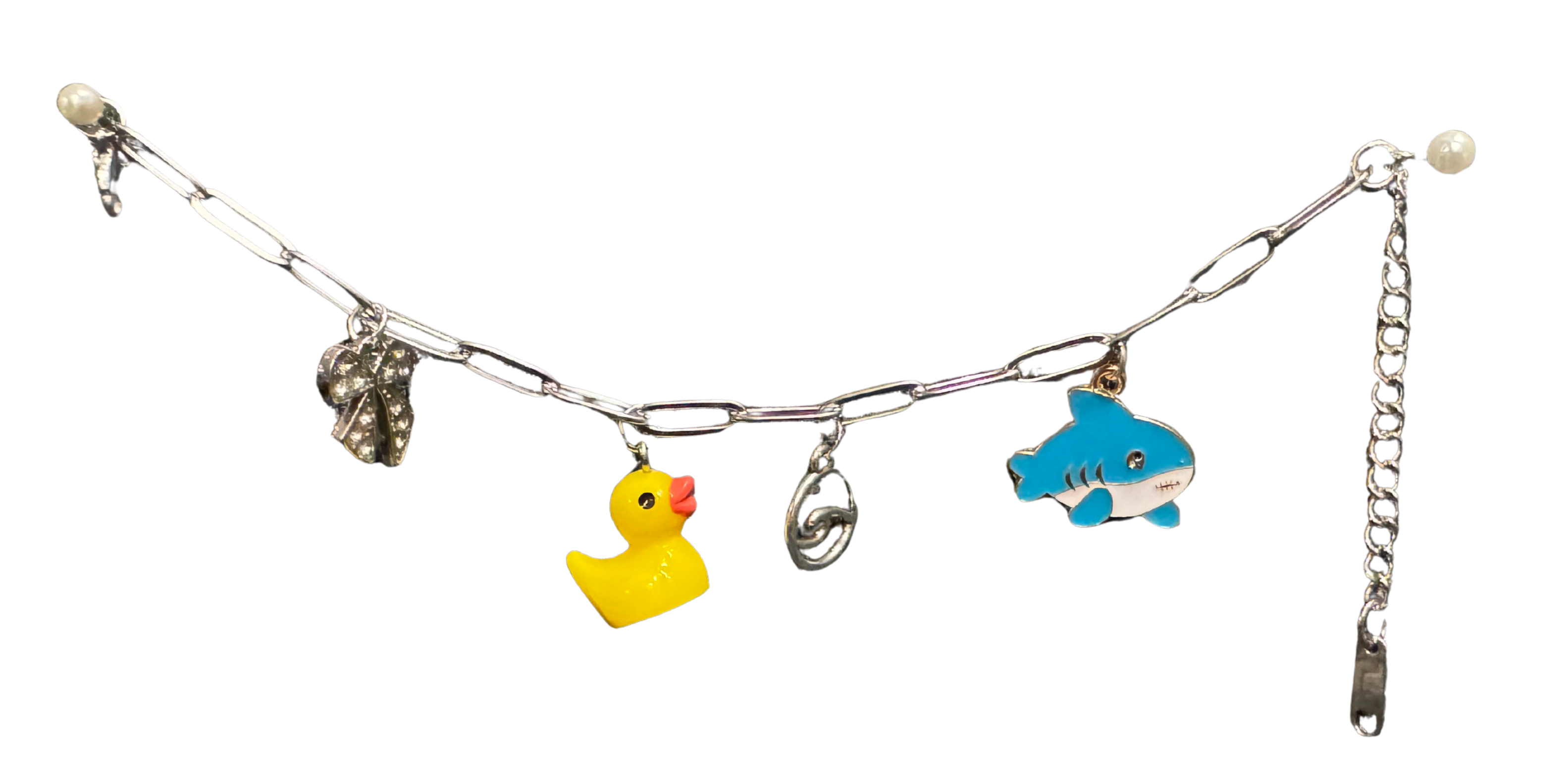 Shark Love Charm Bracelet