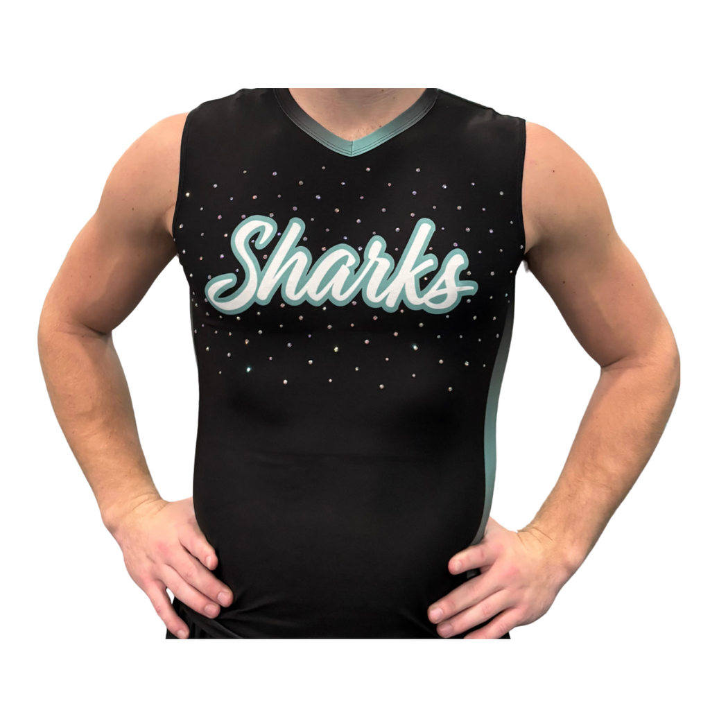 Male Sharks Ombre Tank (Adult)