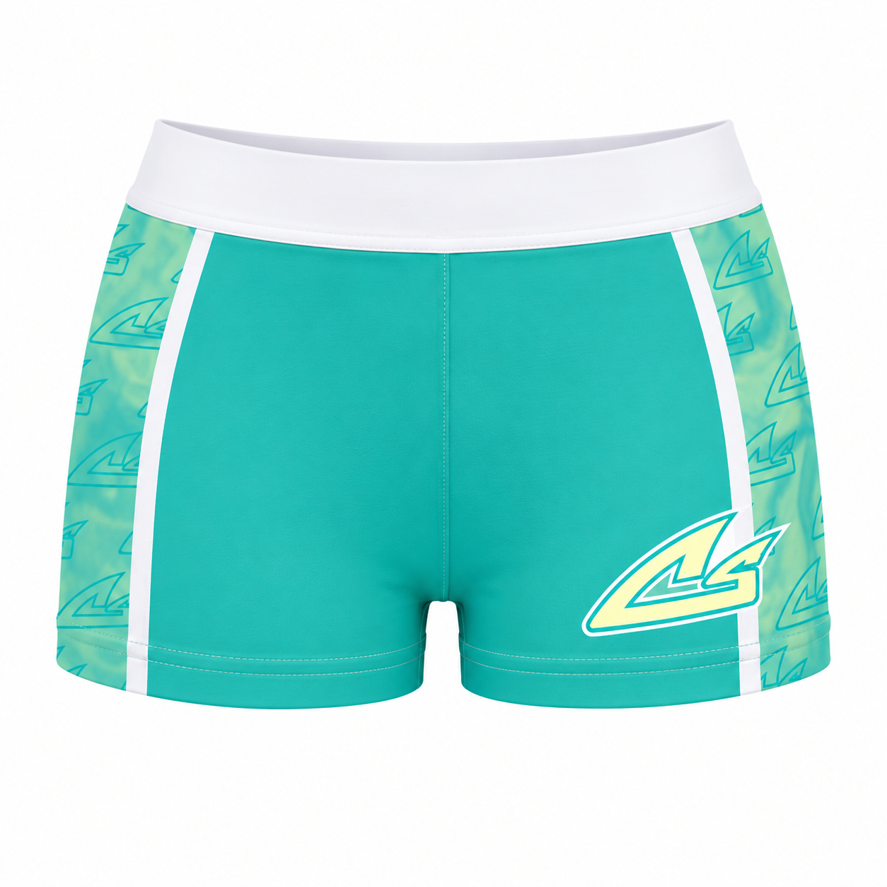 PRE-ORDER: Teal Sharks Graffiti Shorts (Youth)