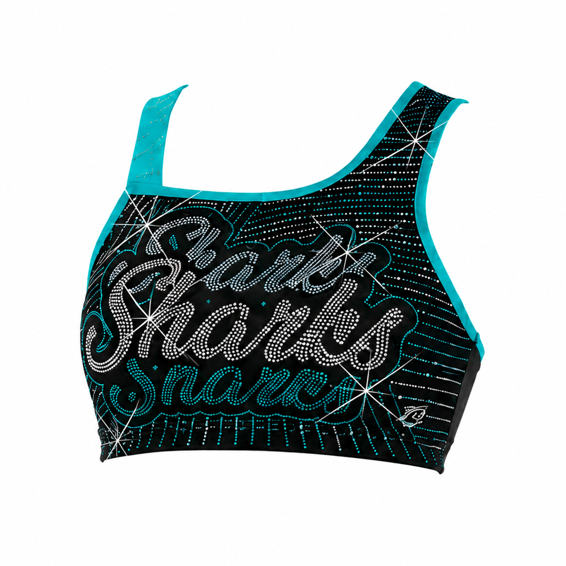 PRE-ORDER: Triple Sharks Script Sport Bra (Adult)