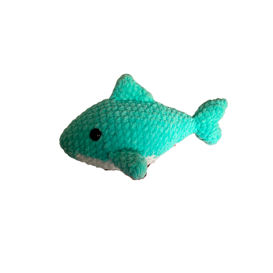 Mint Crochet Sharks