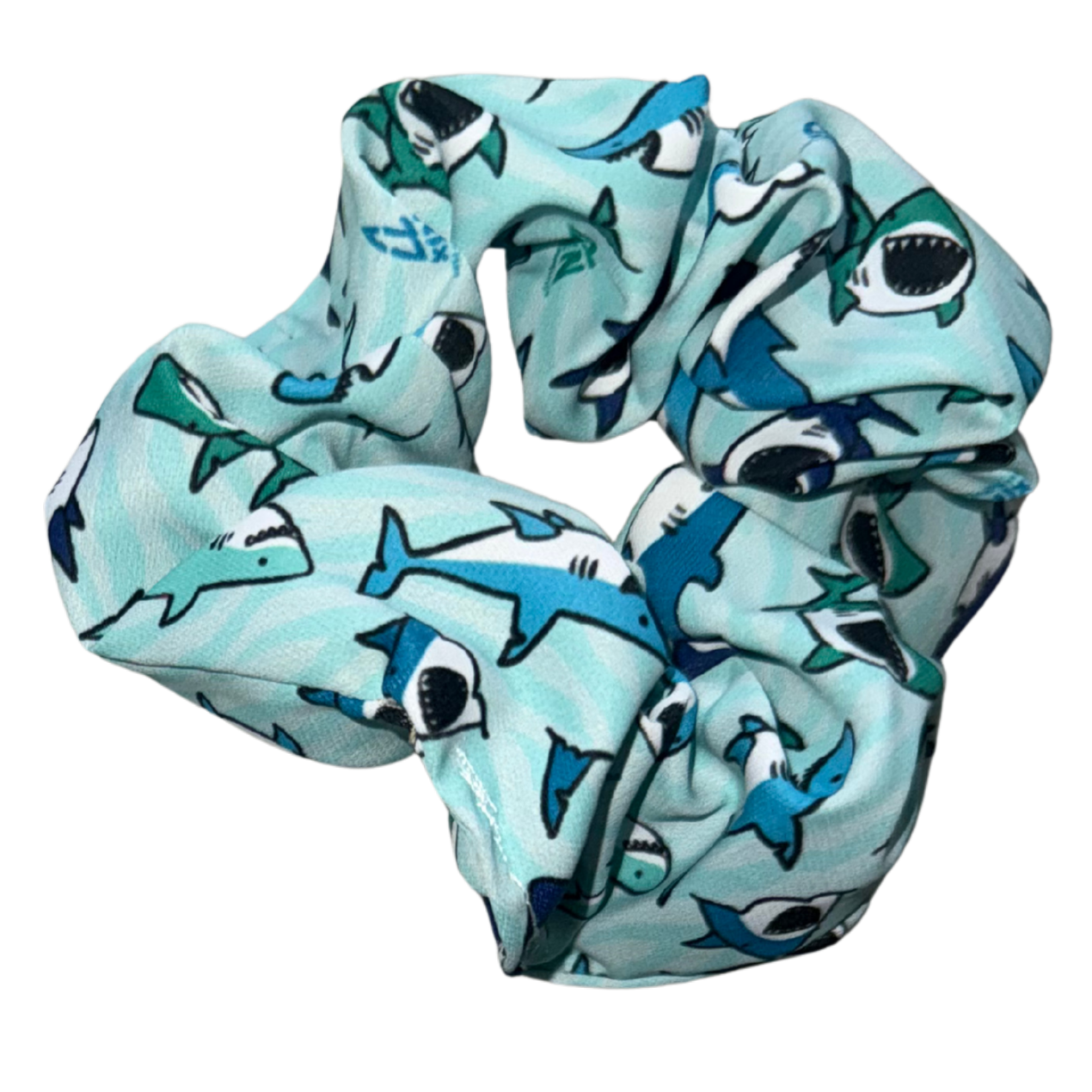 Shark Patterned Scrunchies