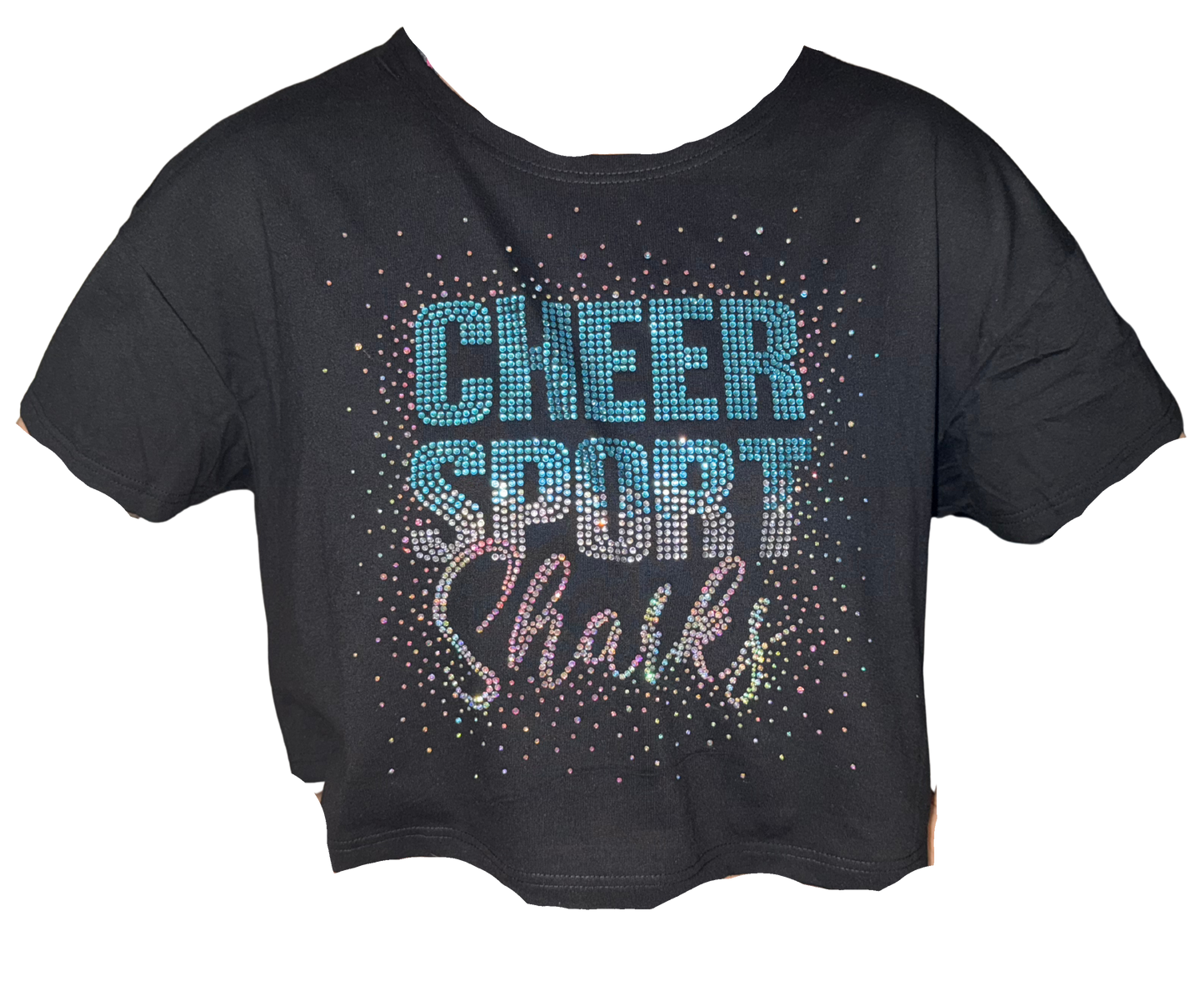 Adult CSS Rhinestone Cropped Tee