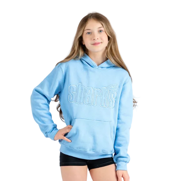 CS Sharks Embroidered Hoodie (Adult)