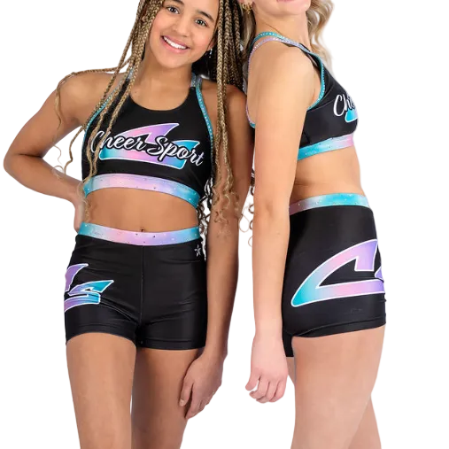 Pastel Ombre CSS Shorts (Youth)