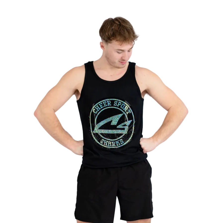 CS Circle Rhinestone Tank (Adult)