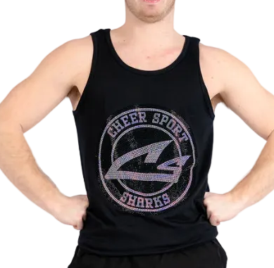 CS Circle Rhinestone Tank (Adult)