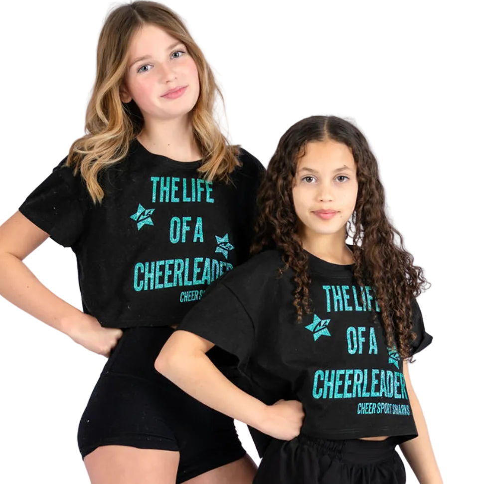 Life of a Cheerleader Cropped Tee (Youth)