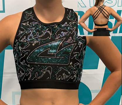 Shimmer Sharks Crop (Adult)