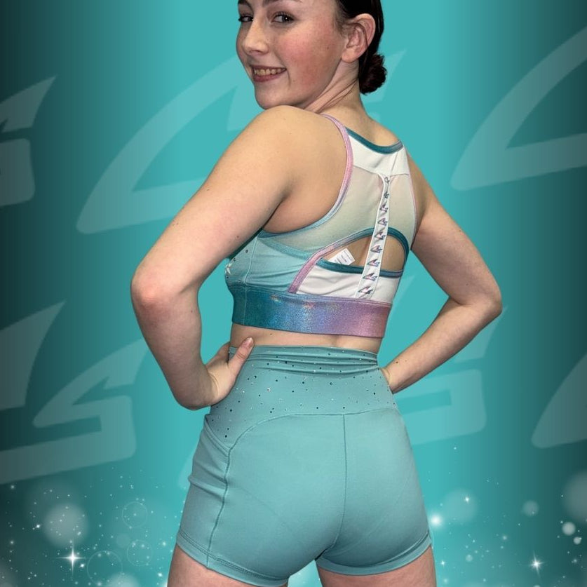 Diamond High Waisted Shorts (Youth)