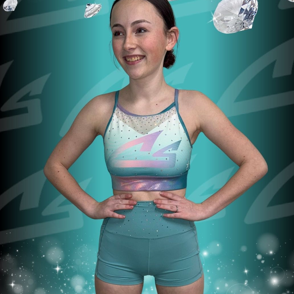 Diamond High Waisted Shorts (Youth)
