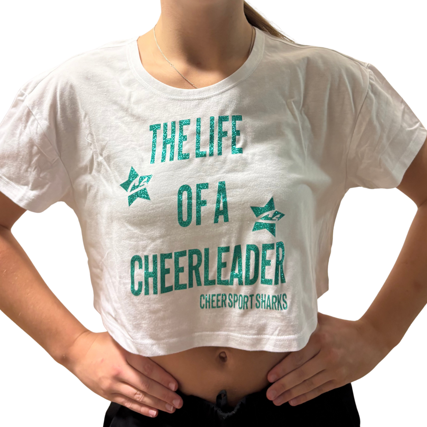 Youth Life of a Cheerleader Boxy Cropped Tee