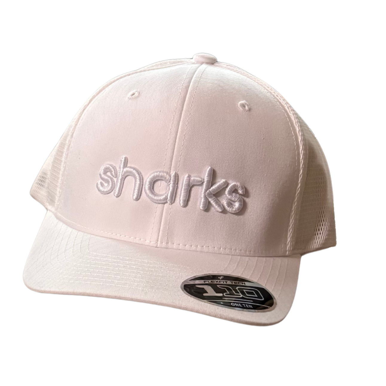 Embroidered Sharks Tonal Hat