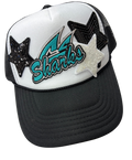 Sharks Sequin Patch Trucker Hat
