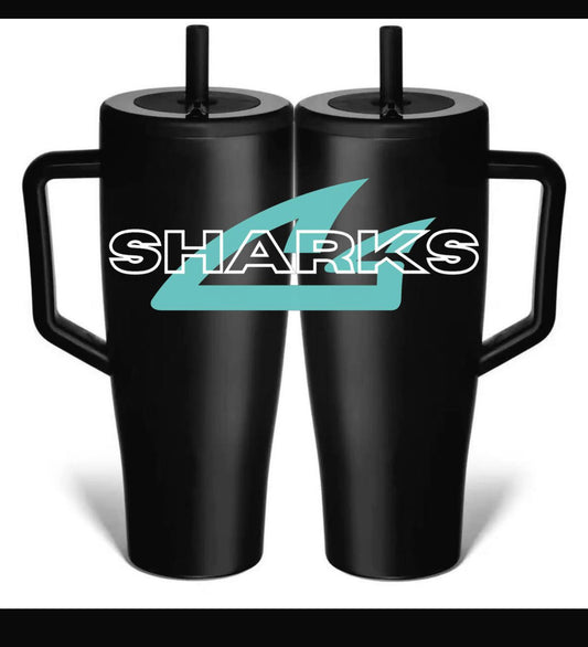 Sharks No Spill Tumbler