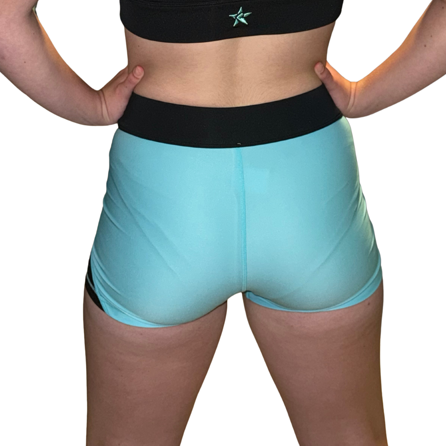 Youth Teal Panel Sharks Shorts