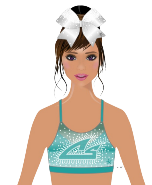 Youth CS Mesh Teardrop Crop