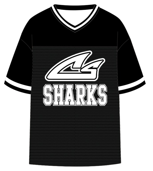 Youth Oversized Sharks Football Jersey