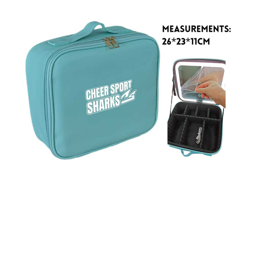 Travel Makeup Case with Built in Mirror