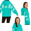 Oversized Sharks Hoodie (Youth)