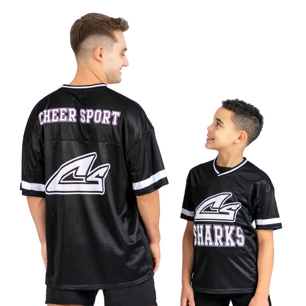 Oversized Sharks Football Jersey (Adult)