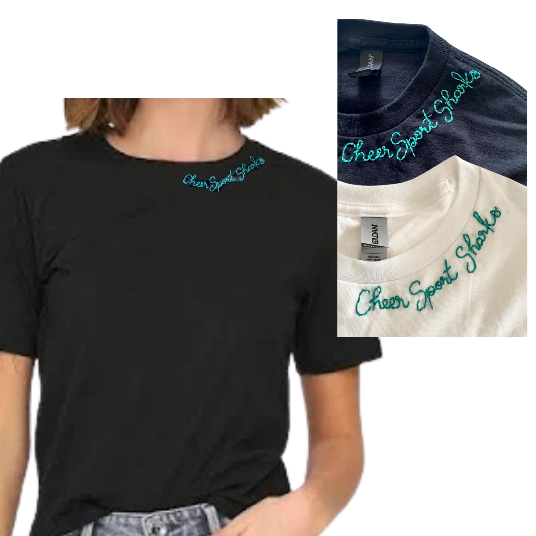 Adult CSS Stitched Collar Tee